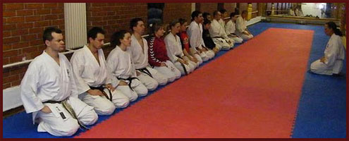 Goju Kai dojo students